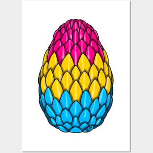 Pansexual Pride Dragon Egg Posters and Art